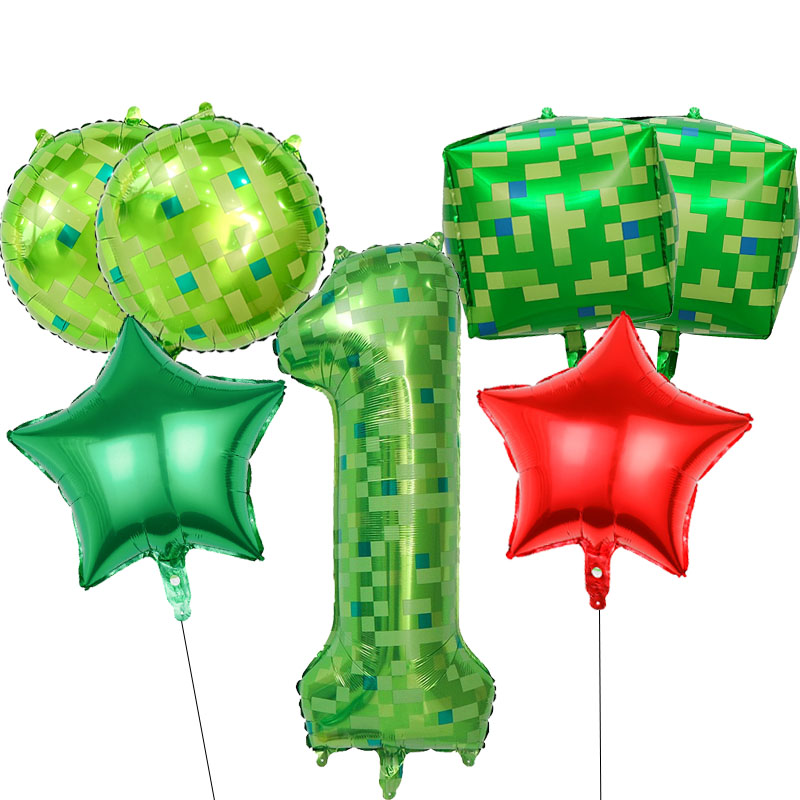 Party Games Gamecube - Set di 7 Palloncini a Tema