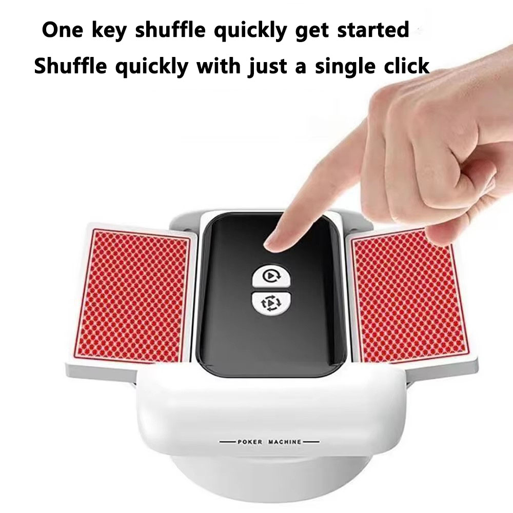 Party Games At Home - Macchina per mescolare carte automatica ricaricabile
