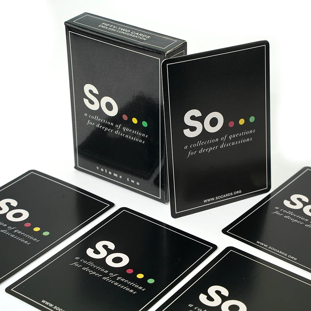 Party Games Questions For Adults - So Cards Conversation Starter - Gioco