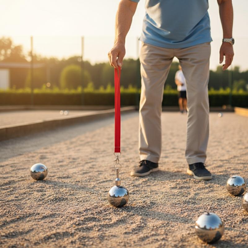 Bocce Ball Lawn - Raccoglitore Magnetico Portatile per Palline da