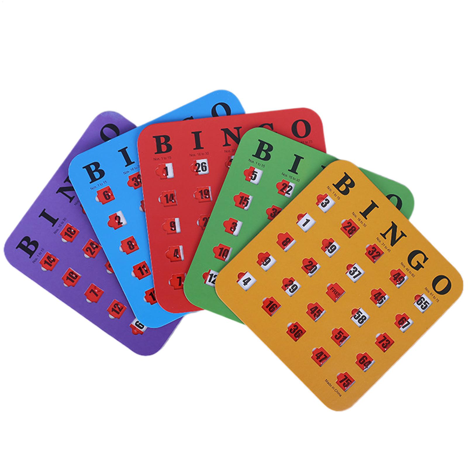 Party Family Games - 5 carte da gioco scorrevoli per