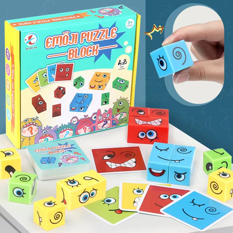 Party Games Gamecube - Gioco di Puzzle con Cubi Cambia-Faccia,
