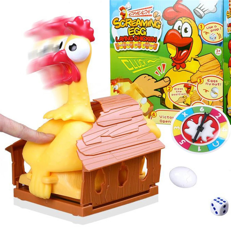 Party Games Egg - Divertente Lucky Chicken Laying Eggs Toys