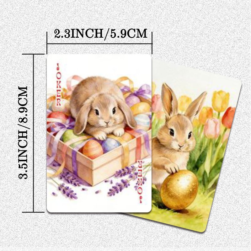 Party Games Egg - 54 Carte da Gioco Standard per