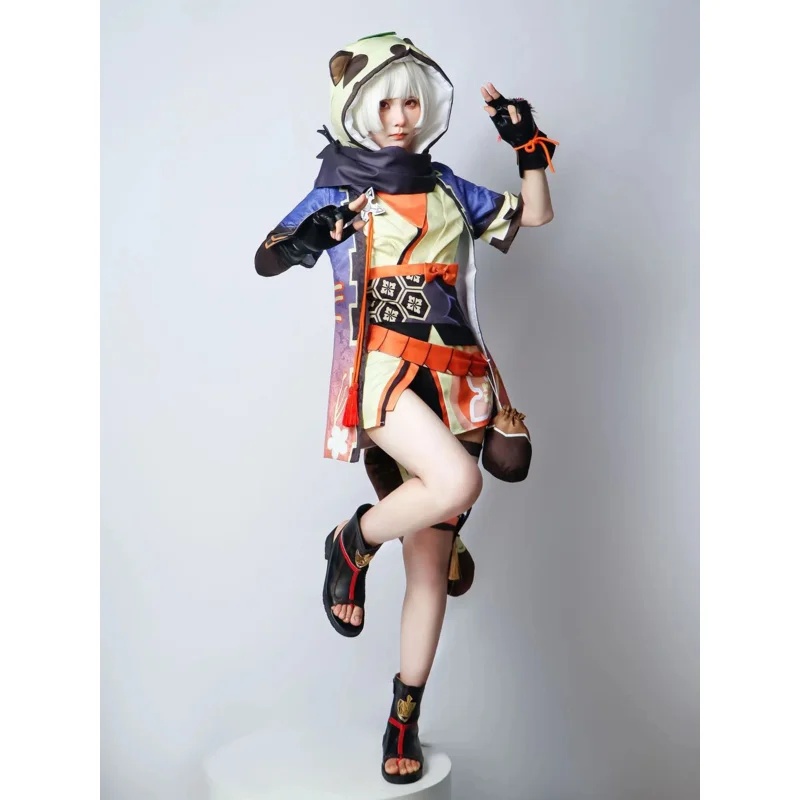Zelda Party Games - Costume Cosplay Genshin Impact Sayu per