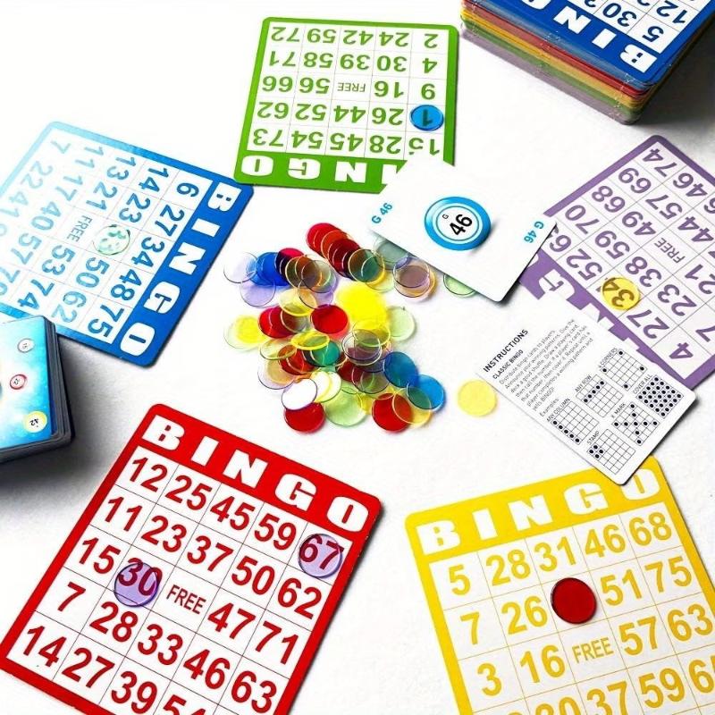Play Friends Party Games - 50/100 pezzi di carte da bingo