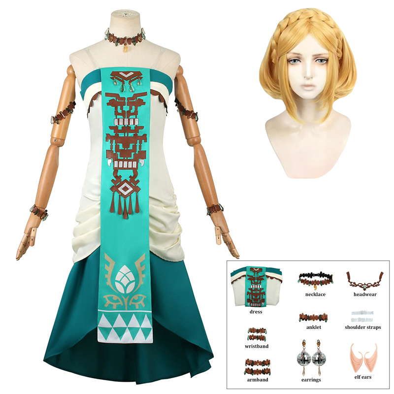Zelda Party Games - Parrucca per costume da principessa Zelda