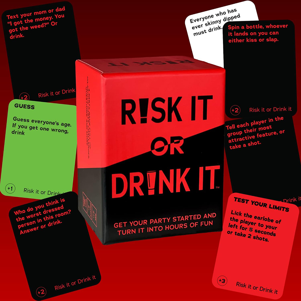 Risk It Or Drink It Divertente - Party Games Questions For Adults recensione e prezzo