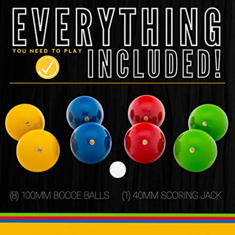 Set di bocce con 8 palline in  - Bocce Ball Lawn recensione e prezzo