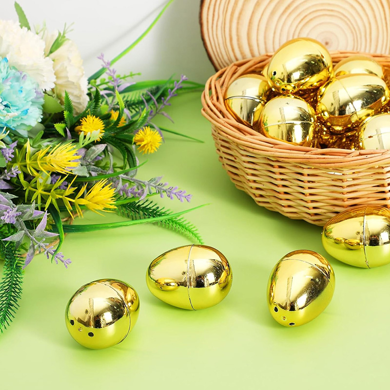 6-24 pezzi uova di Pasqua dora - Party Games Egg recensione e prezzo